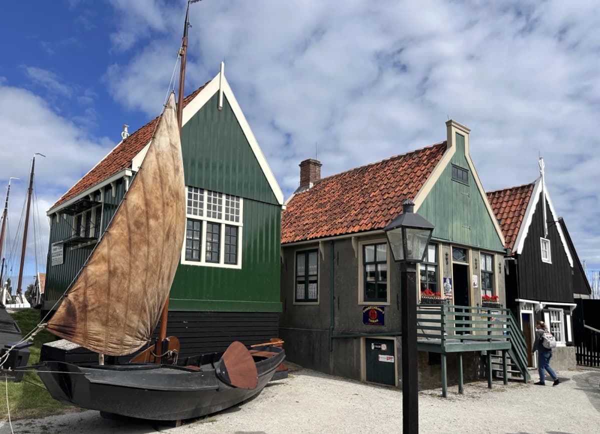 Traditional fisherman's house at the Zuiderzee Museum