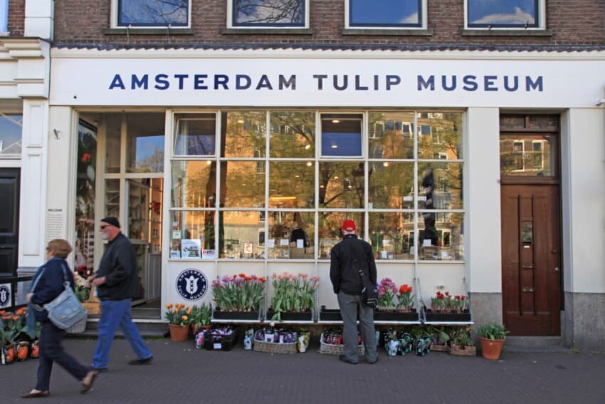 The Amsterdam Tulip Museum on the Prinsengracht in the Jordaan