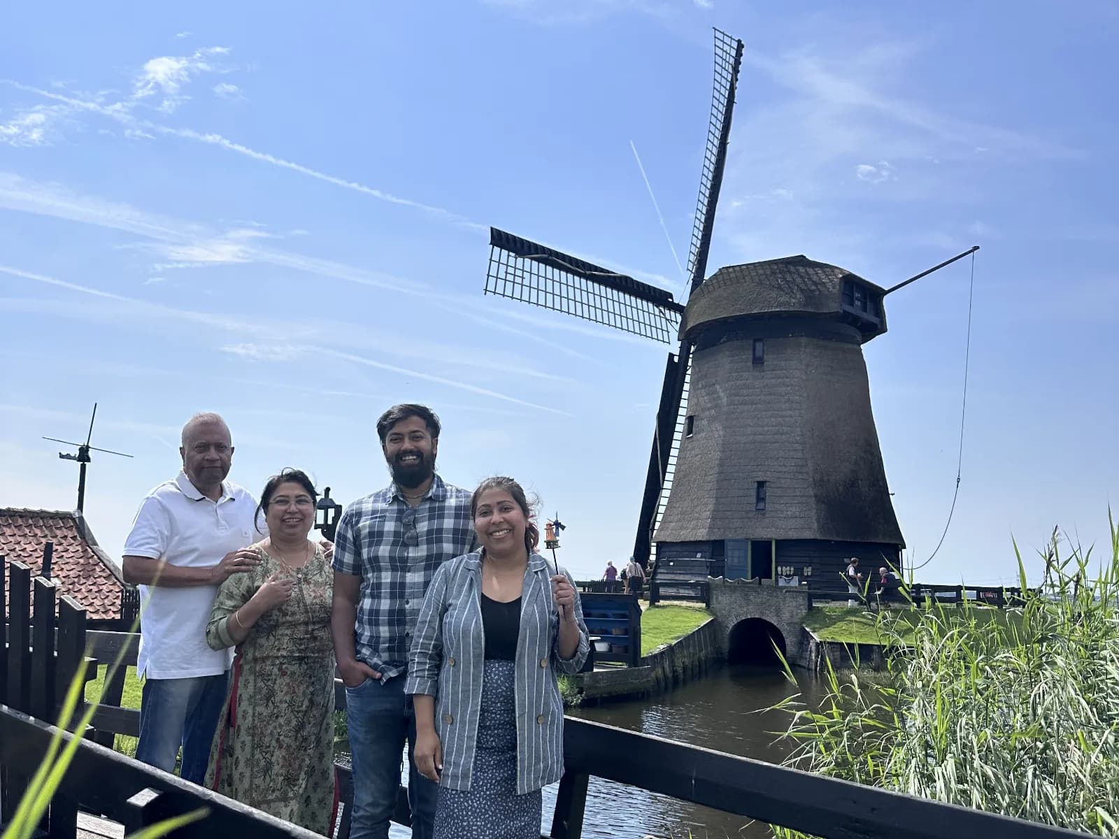 Small group on countryside tour