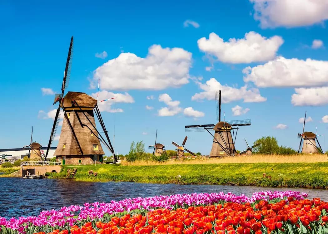 windmills at the Kinderdijk